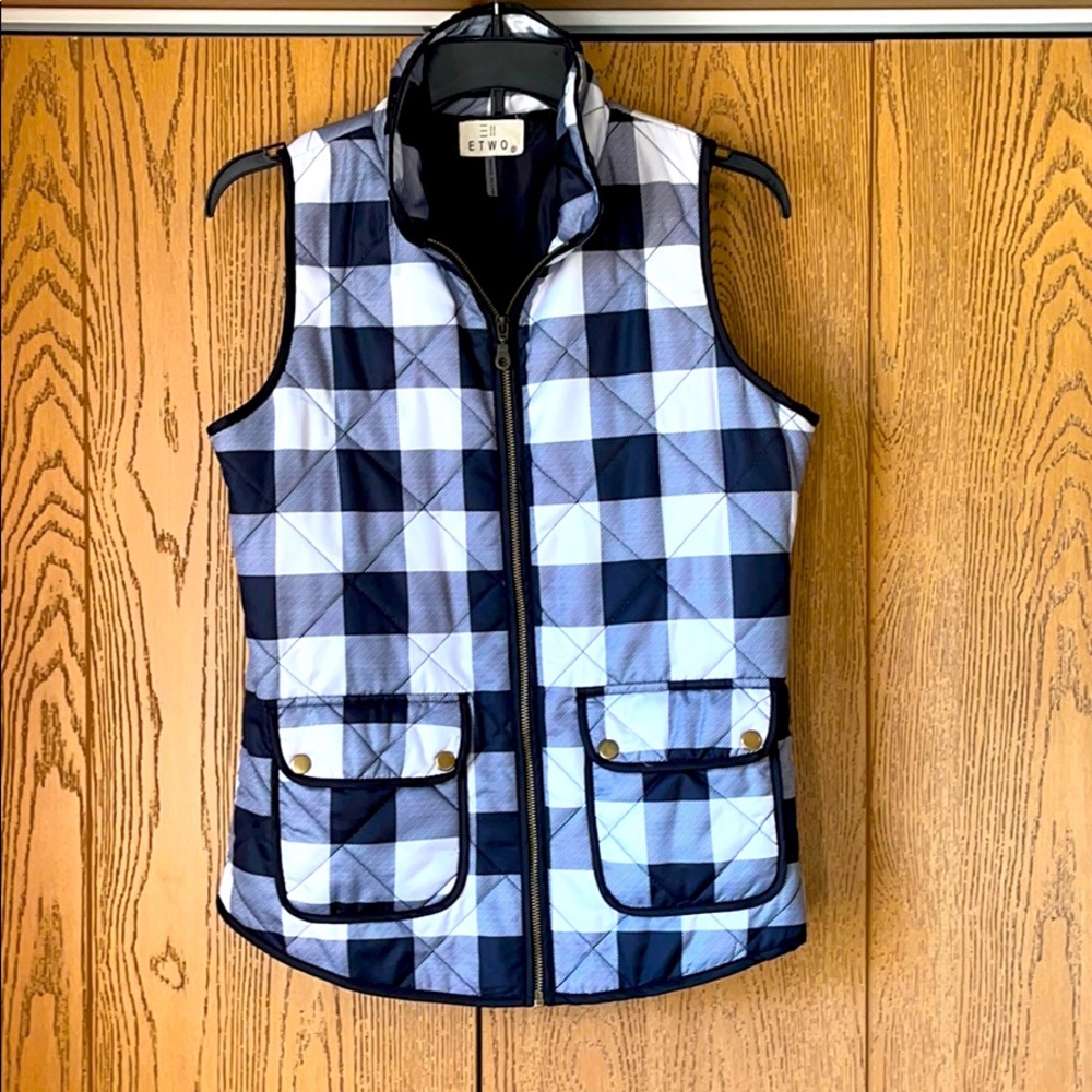 Plaid Vest